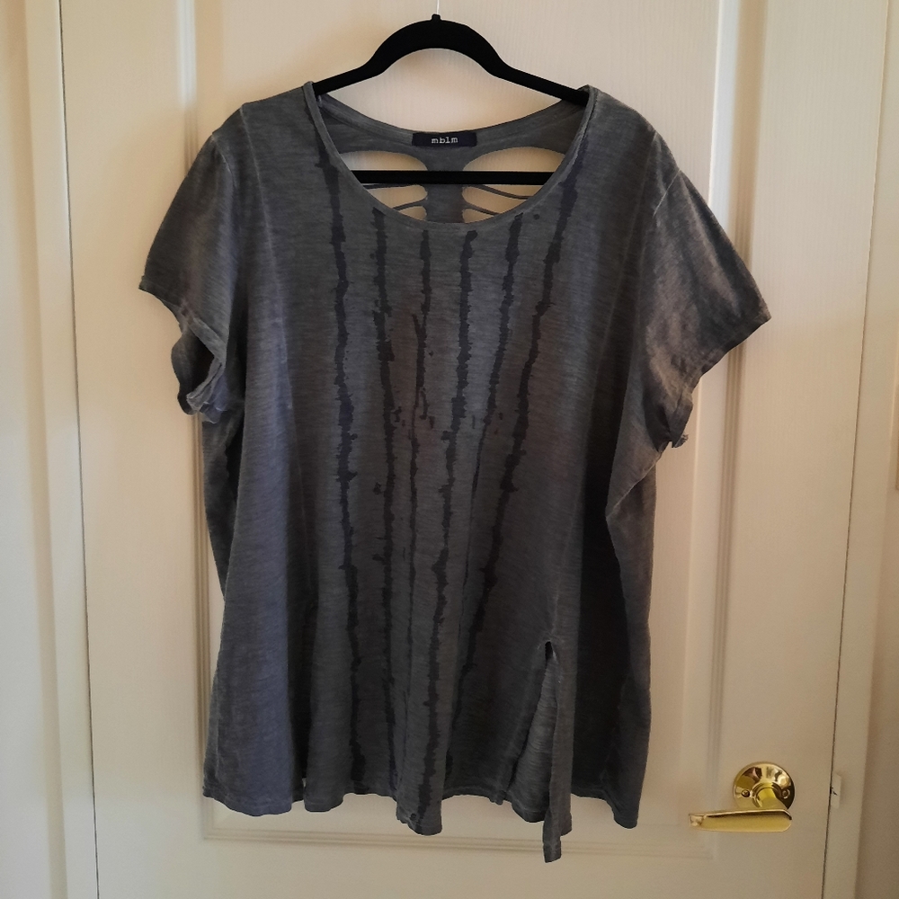 mblm Slash Back Tee